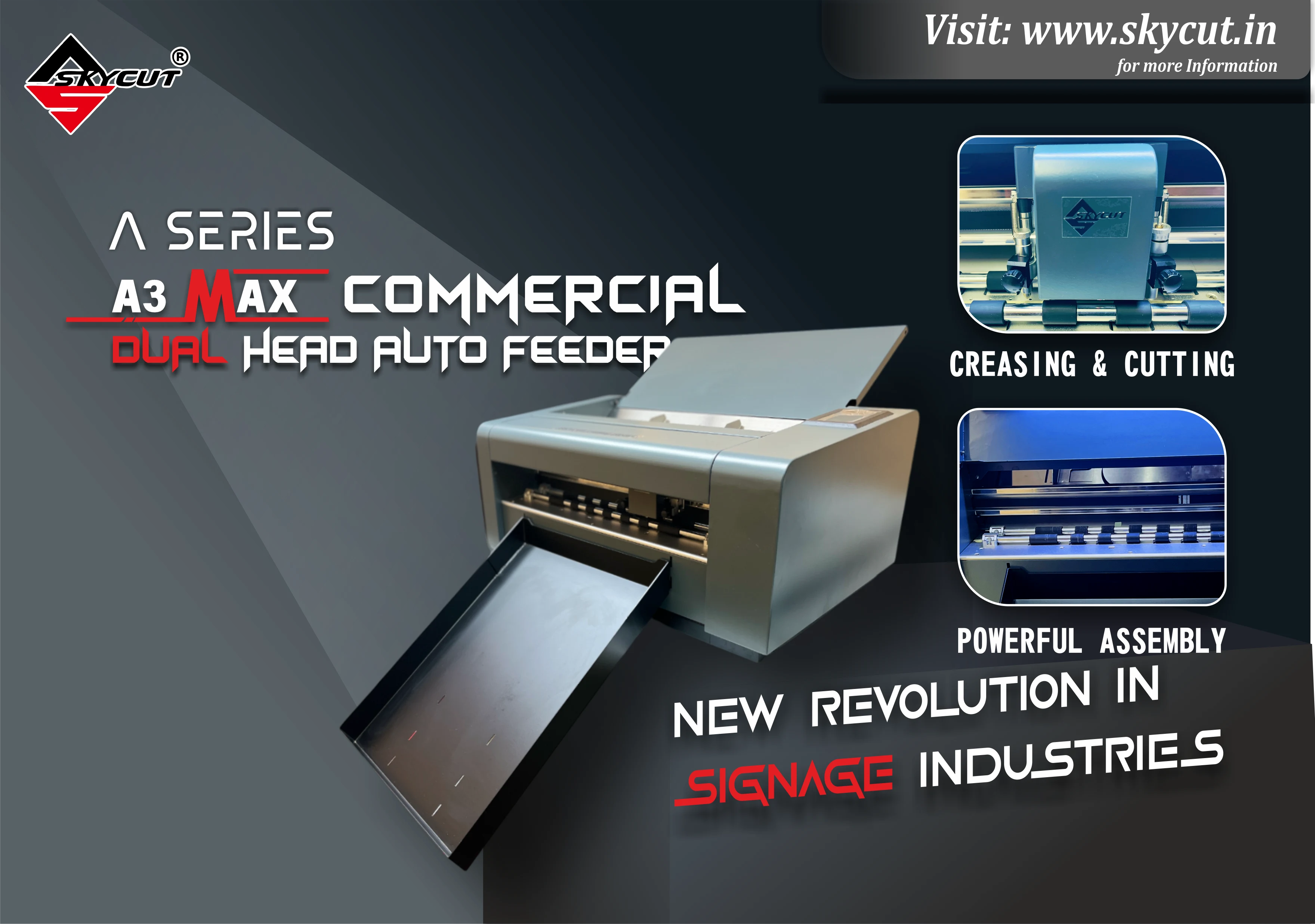 A3 MAX 4 High-Speed Dual-Head Commercial Plotter